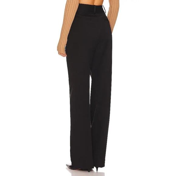 Favorite Daughter The Favorite Pant Pleated Black Trousers Wide Leg - Picture 3 of 10